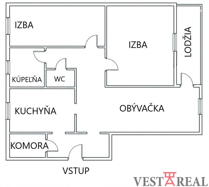 3 izbový byt s lodžiou pôdorys .jpg